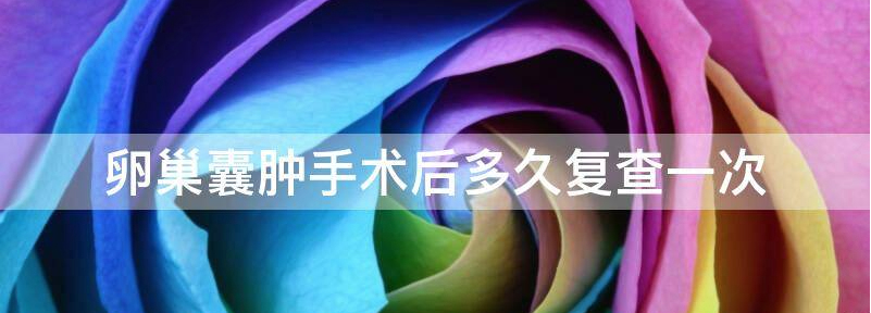 卵巢囊肿手术后多久复查
