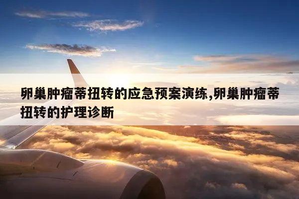 卵巢肿瘤蒂扭转的应急预案演练,卵巢肿瘤蒂扭转的护理诊断
