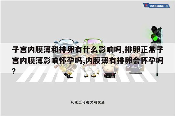 子宫内膜薄和排卵有什么影响吗,排卵正常子宫内膜薄影响怀孕吗,内膜薄有排卵会怀孕吗?