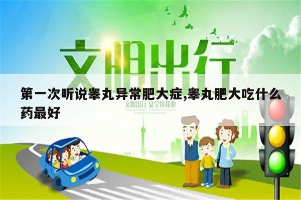第一次听说睾丸异常肥大症,睾丸肥大吃什么药最好