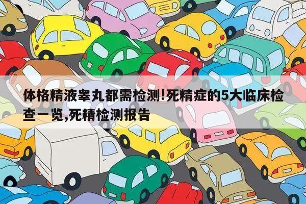 体格精液睾丸都需检测!死精症的5大临床检查一览,死精检测报告