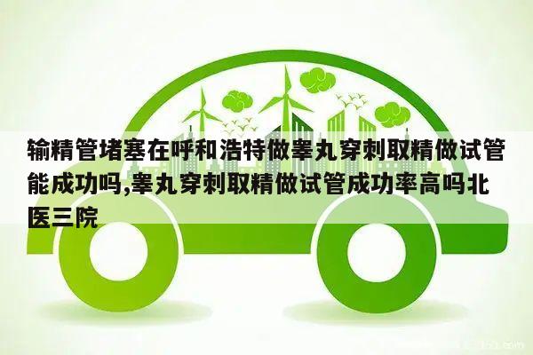 输精管堵塞在呼和浩特做睾丸穿刺取精做试管能成功吗,睾丸穿刺取精做试管成功率高吗北医三院