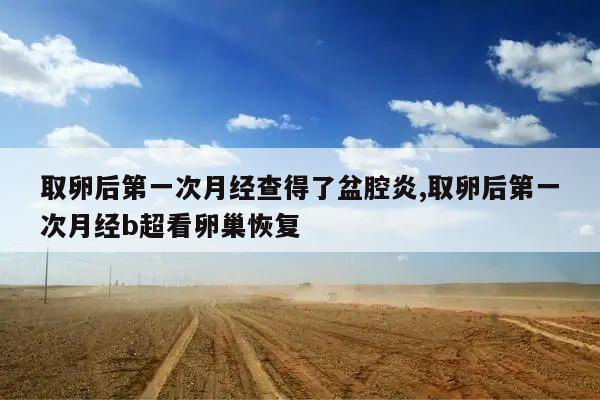 取卵后第一次月经查得了盆腔炎,取卵后第一次月经b超看卵巢恢复