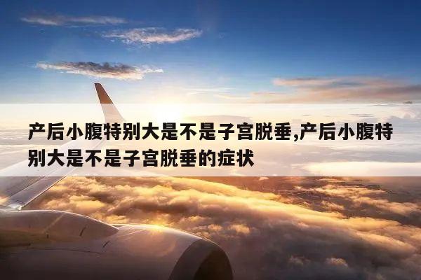 产后小腹特别大是不是子宫脱垂,产后小腹特别大是不是子宫脱垂的症状