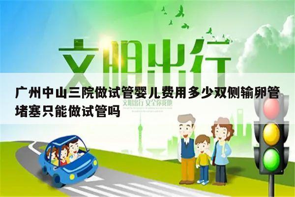 广州中山三院做试管婴儿费用多少？双侧输卵管堵塞只能做试管吗