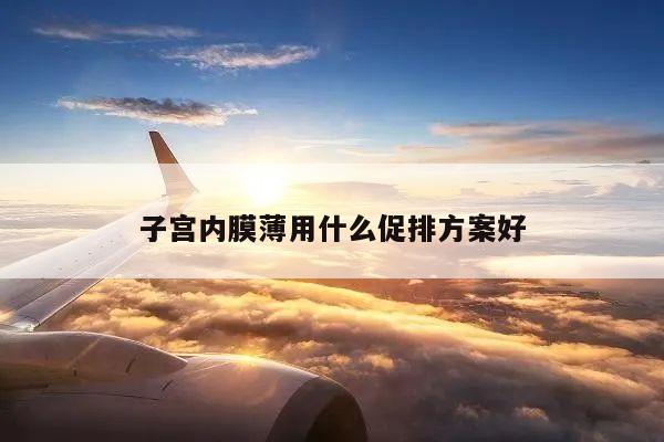 子宫内膜薄用什么促排方案好