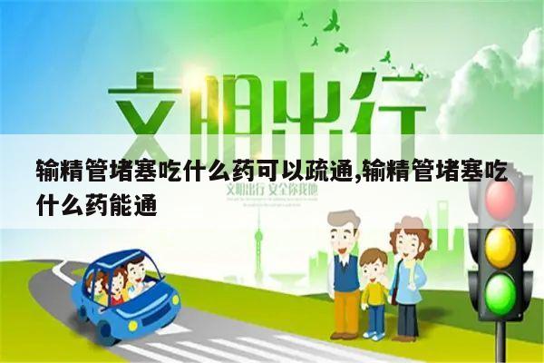 输精管堵塞吃什么药可以疏通,输精管堵塞吃什么药能通