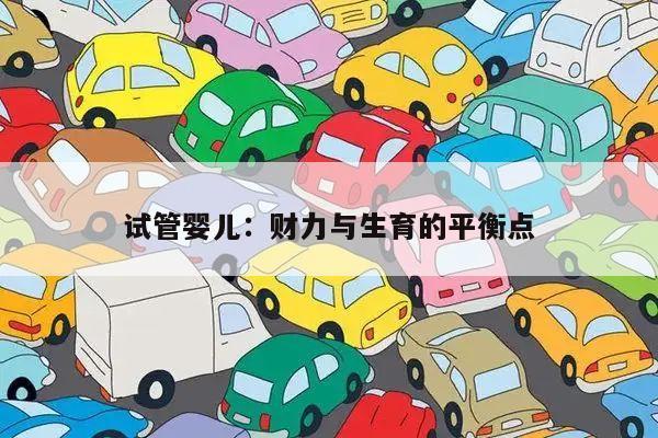 试管婴儿:财力与生育的平衡点