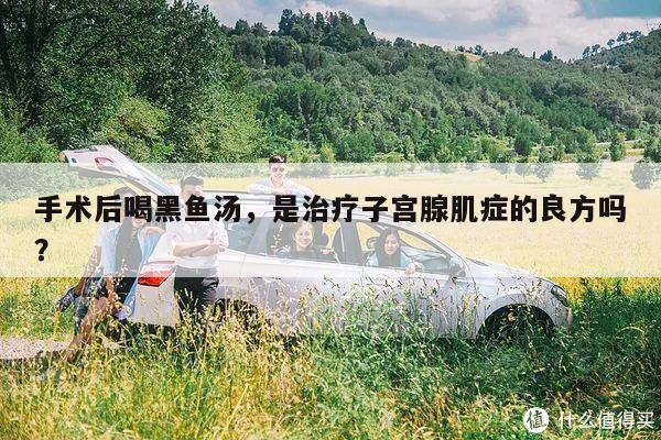手术后喝黑鱼汤,是治疗子宫腺肌症的良方吗?