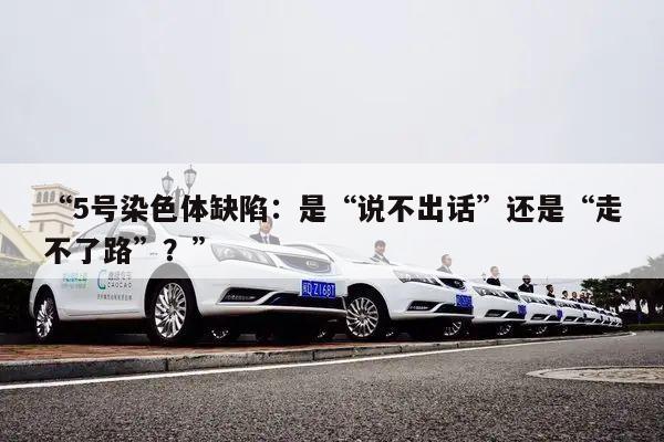 “5号染色体缺陷：是“说不出话”还是“走不了路”？”