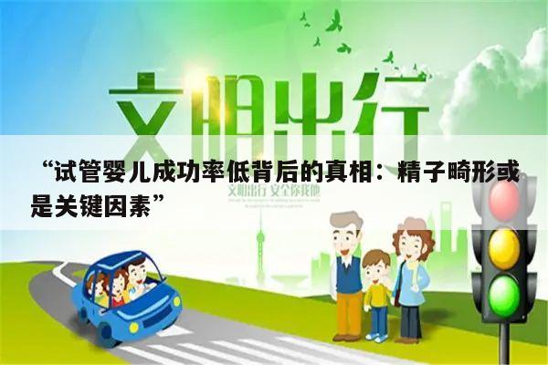 “试管婴儿成功率低背后的真相:精子畸形或是关键因素”