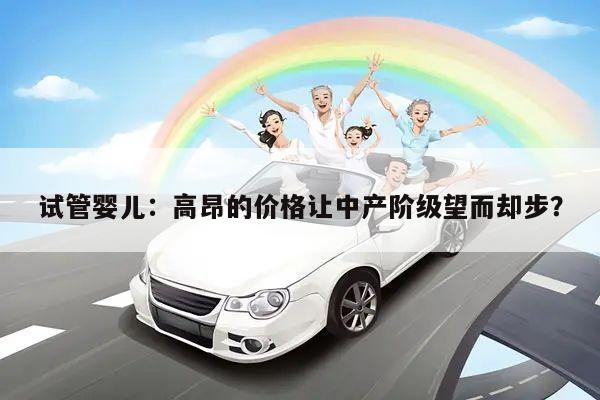 试管婴儿:高昂的价格让中产阶级望而却步?