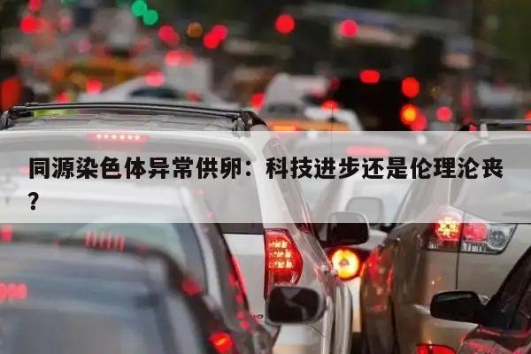 同源染色体异常供卵：科技进步还是伦理沦丧？
