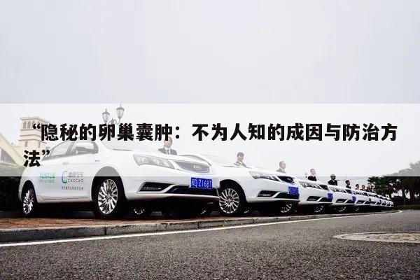 “隐秘的卵巢囊肿:不为人知的成因与防治方法”
