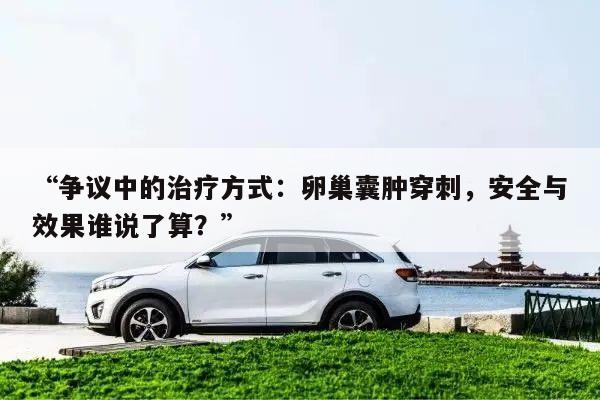 “争议中的治疗方式：卵巢囊肿穿刺，安全与效果谁说了算？”