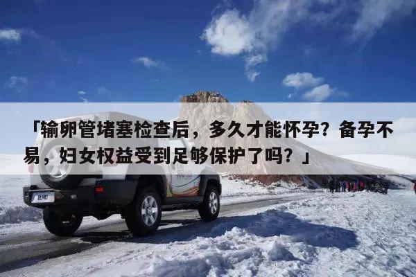 「输卵管堵塞检查后,多久才能怀孕?备孕不易,妇女权益受到足够保护了吗?」