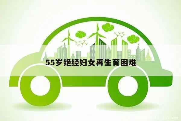 55岁绝经妇女再生育困难