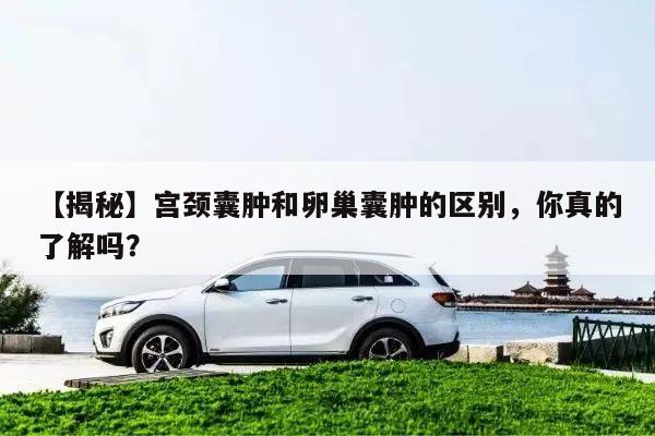 【揭秘】宫颈囊肿和卵巢囊肿的区别，你真的了解吗？