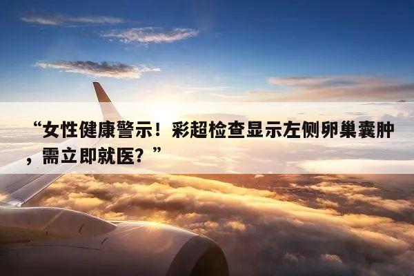 “女性健康警示！彩超检查显示左侧卵巢囊肿，需立即就医？”