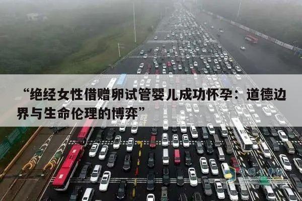 “绝经女性借赠卵试管婴儿成功怀孕:道德边界与生命伦理的博弈”