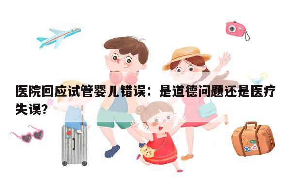 医院回应试管婴儿错误:是道德问题还是医疗失误?