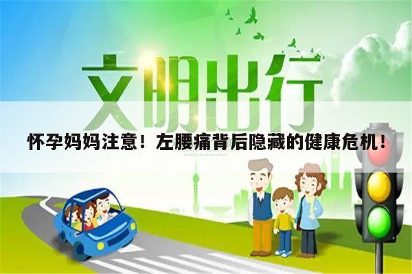 怀孕妈妈注意!左腰痛背后隐藏的健康危机!