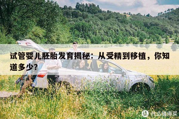 试管婴儿胚胎发育揭秘:从受精到移植,你知道多少?