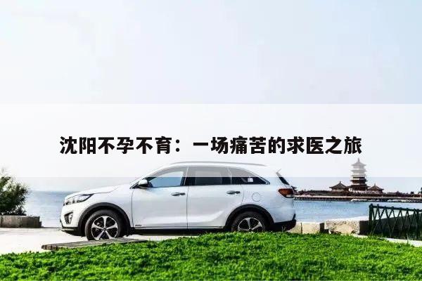 沈阳不孕不育:一场痛苦的求医之旅