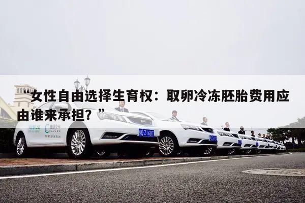 “女性自由选择生育权:取卵冷冻胚胎费用应由谁来承担?”