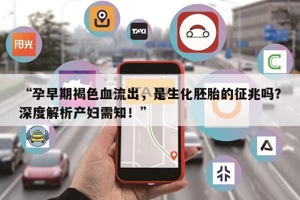 “孕早期褐色血流出,是生化胚胎的征兆吗?深度解析产妇需知!”