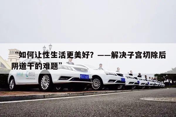 “如何让性生活更美好?——解决子宫切除后阴道干的难题”