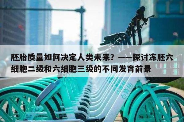 胚胎质量如何决定人类未来？——探讨冻胚六细胞二级和六细胞三级的不同发育前景