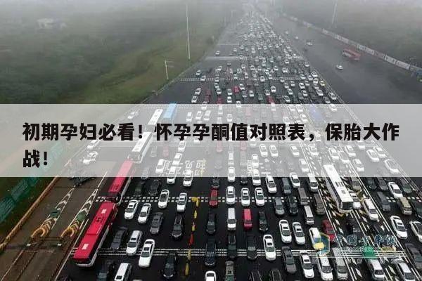 初期孕妇必看!怀孕孕酮值对照表,保胎大作战!