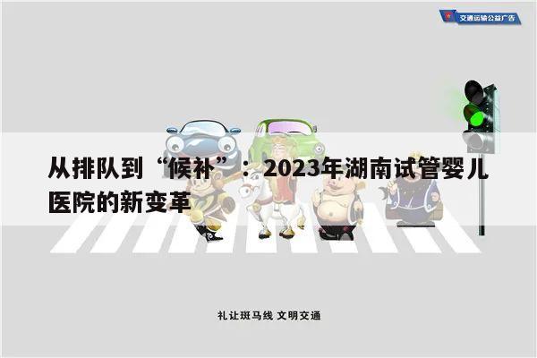 从排队到“候补”:2023年湖南试管婴儿医院的新变革