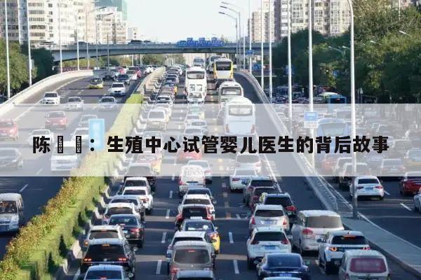 陈琍琍：生殖中心试管婴儿医生的背后故事