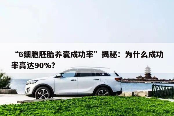 “6细胞胚胎养囊成功率”揭秘:为什么成功率高达90%?
