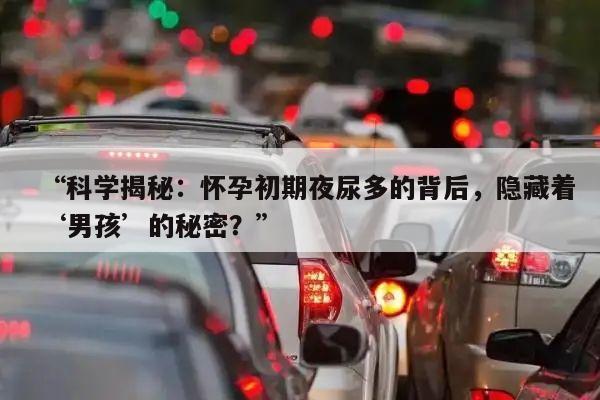 “科学揭秘:怀孕初期夜尿多的背后,隐藏着‘男孩’的秘密?”