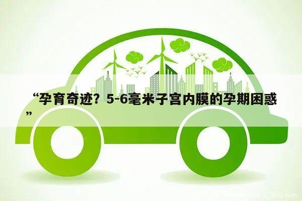 “孕育奇迹？5-6毫米子宫内膜的孕期困惑”