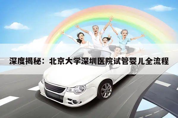 深度揭秘:北京大学深圳医院试管婴儿全流程