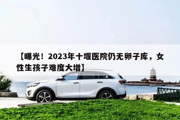 【曝光！2023年十堰医院仍无卵子库，女性生孩子难度大增】