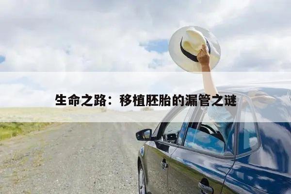 生命之路:移植胚胎的漏管之谜