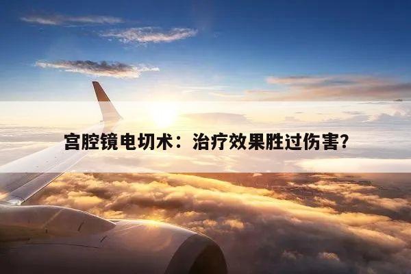 宫腔镜电切术:治疗效果胜过伤害?