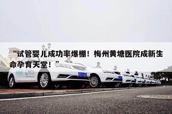 “试管婴儿成功率爆棚!梅州黄塘医院成新生命孕育天堂!”