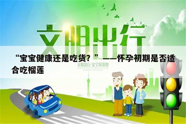 “宝宝健康还是吃货？”——怀孕初期是否适合吃榴莲