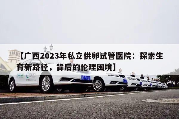 【广西2023年私立供卵试管医院:探索生育新路径,背后的伦理困境】