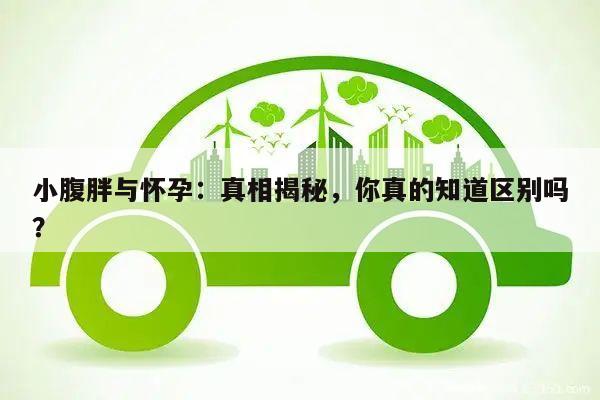 小腹胖与怀孕:真相揭秘,你真的知道区别吗?