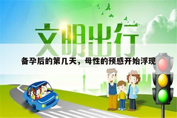 备孕后的第几天,母性的预感开始浮现