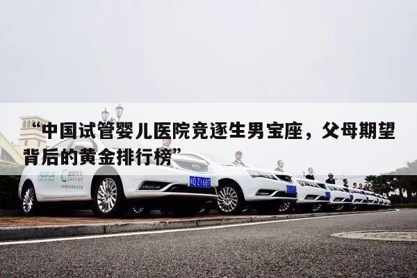 “中国试管婴儿医院竞逐生男宝座,父母期望背后的黄金排行榜”