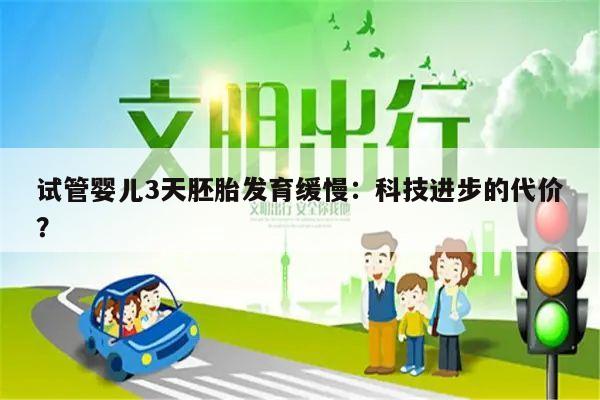 试管婴儿3天胚胎发育缓慢:科技进步的代价?