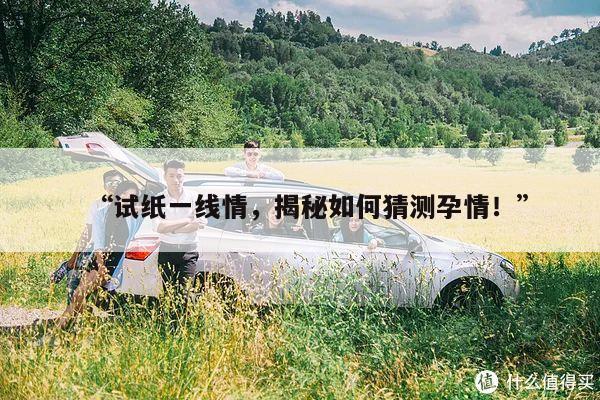 “试纸一线情,揭秘如何猜测孕情!”